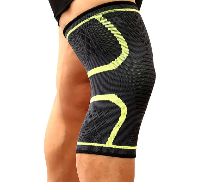 Sport Compression Knee Sleeve For Running & Cycling Elastic Nylon Brace For Basketball