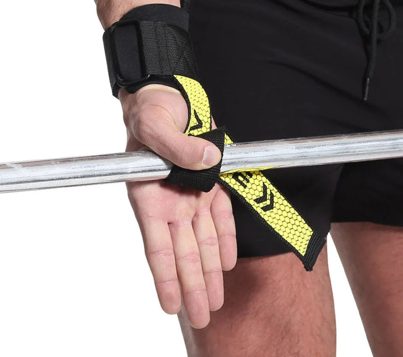 Pair of Weightlifting Grip Straps Dumbbell Hand Grips For Barbell Pull Up