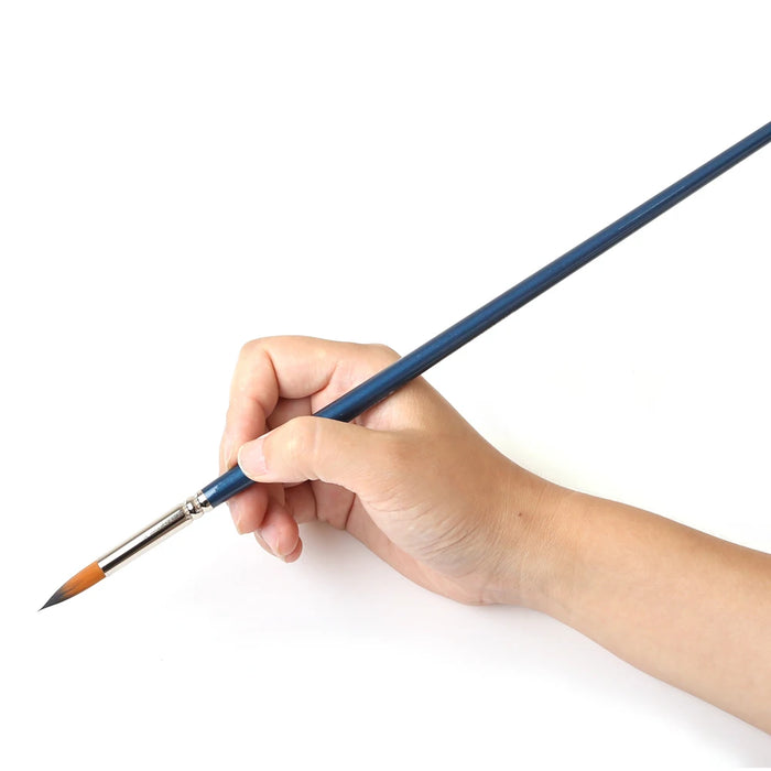 9 Piece Synthetic Nylon Art Brush Set For Acrylic Watercolour And Oil Painting