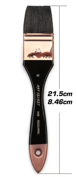 4 Pc Squirrel Hair Paint Brush Set For Art