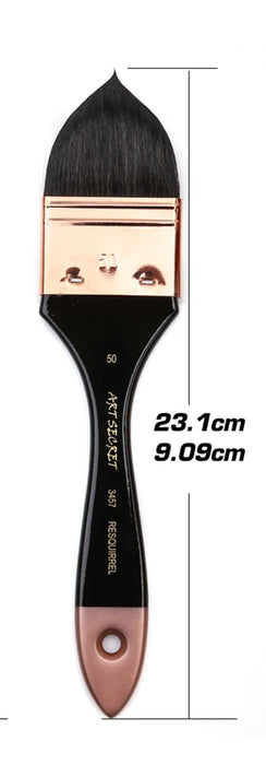 4 Pc Squirrel Hair Paint Brush Set For Art