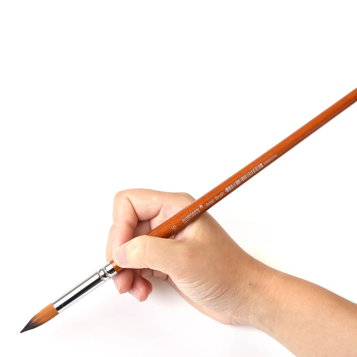 13 Piece Synthetic Nylon Art Brush Set For Acrylic Watercolour And Oil Painting