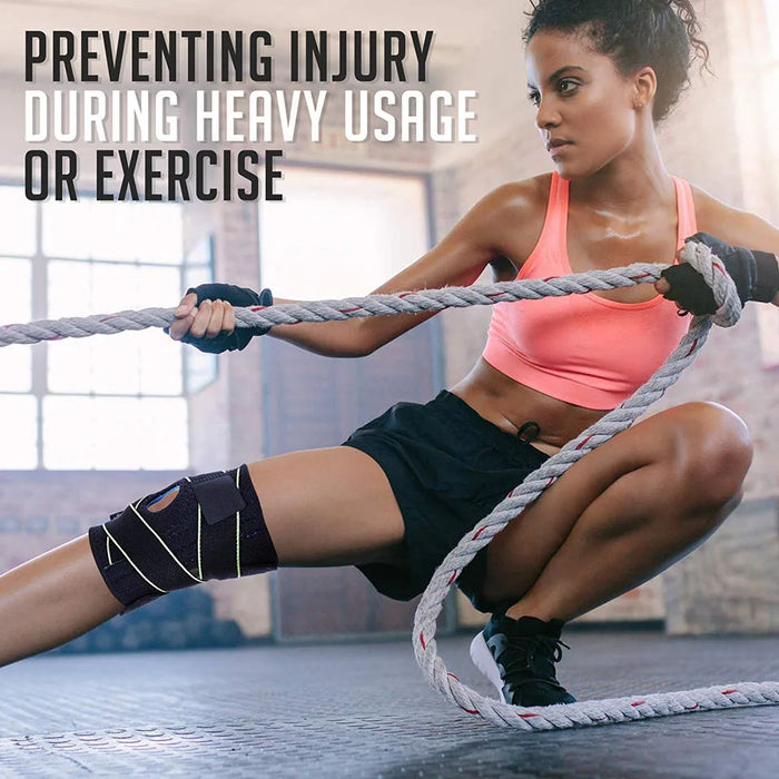 Quick Dry Knee Support With 4 Springs Sports Kneepad Brace