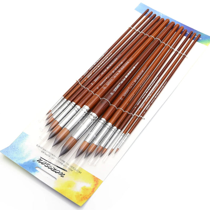 13 Piece Synthetic Nylon Art Brush Set For Acrylic Watercolour And Oil Painting