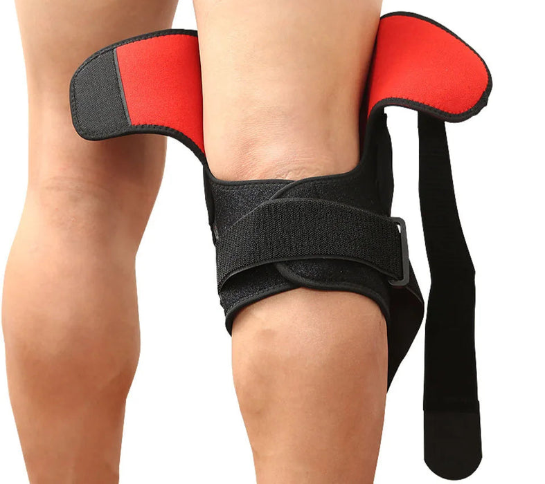 Knee Support With Aluminum Plate 4 Straps For Hiking & Cycling