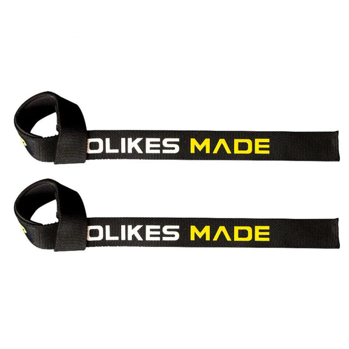 Pair of Fitness Wrist Straps For Weightlifting Padded Support For Deadlifts & Barbells