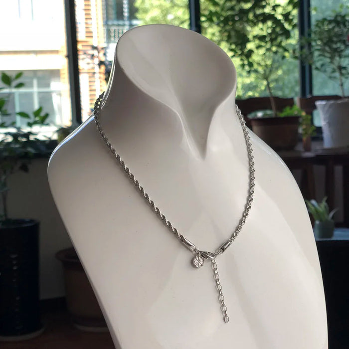 925 Sterling Silver Karma Wheel Necklace Fashion Jewelry For Women And Men