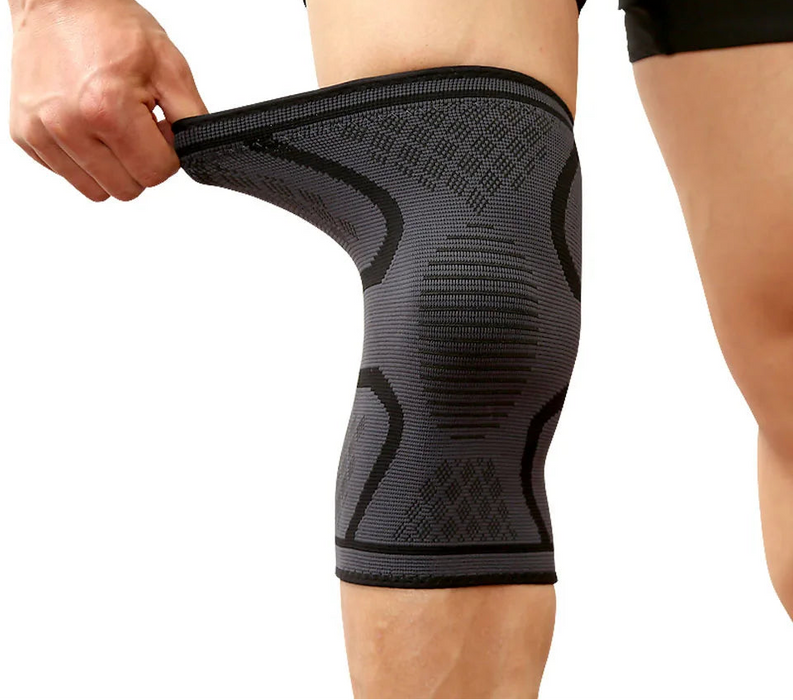 Sport Compression Knee Sleeve For Running & Cycling Elastic Nylon Brace For Basketball