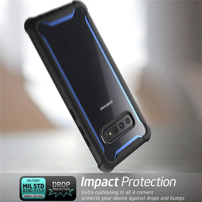 For Samsung Galaxy S10 Plus 6.4 Inch Ares Full-Body Rugged Clear Bumper Case Without Built-In Screen Protector