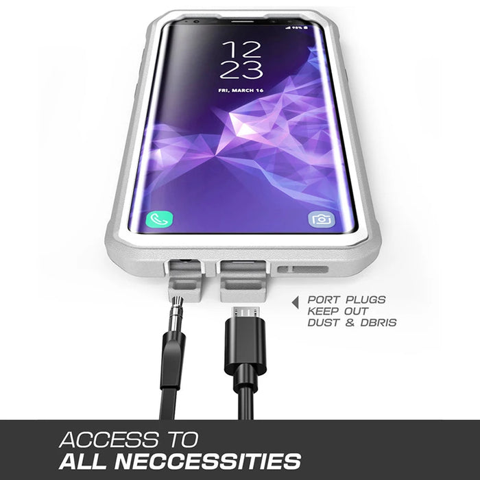 For Samsung Galaxy S9 Plus Ub Pro Full-Body Rugged Holster Protective Case With Built-In Screen Protector