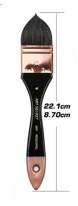 4 Pc Squirrel Hair Paint Brush Set For Art