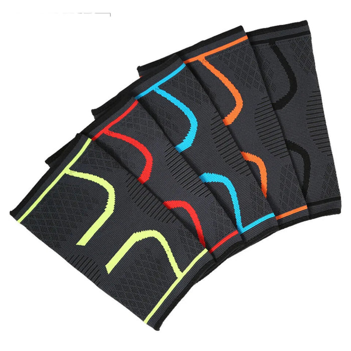 Sport Compression Knee Sleeve For Running & Cycling Elastic Nylon Brace For Basketball