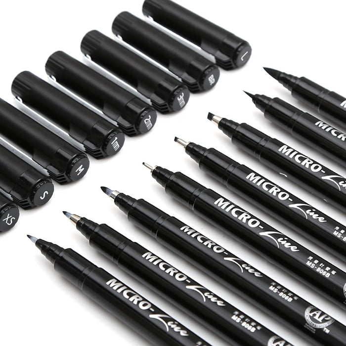 8 Piece Waterproof Calligraphy Pen Set For Design Art