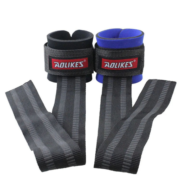 2Pcs Gym Wristband For Fitness Dumbbell Training Support Straps With Hand Power Bands