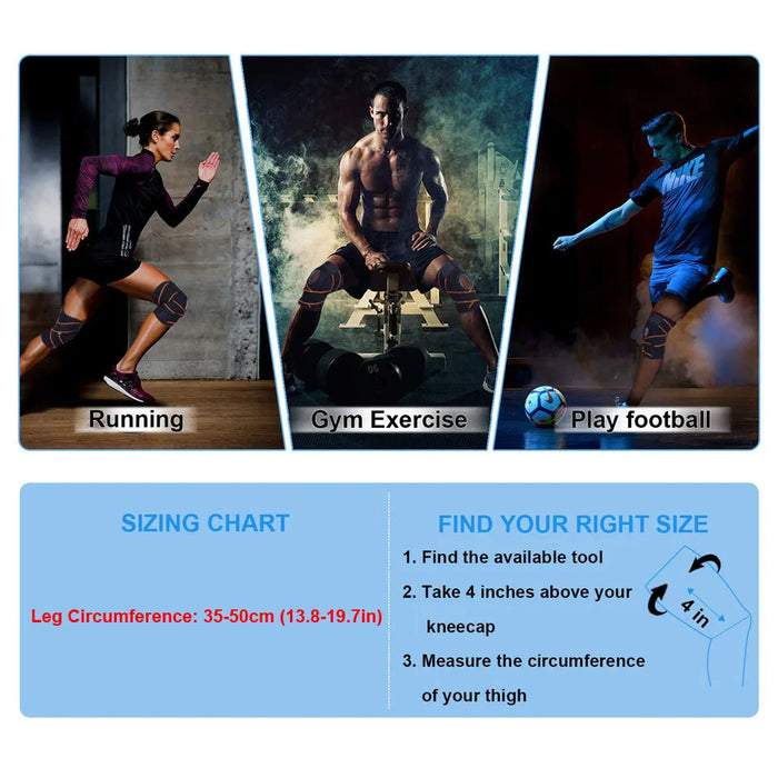 Quick Dry Knee Support With 4 Springs Sports Kneepad Brace