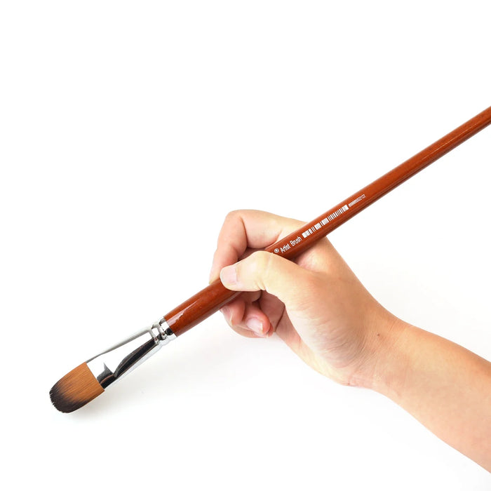 13Pc Filbert Brushes For Watercolour Oil Acrylic