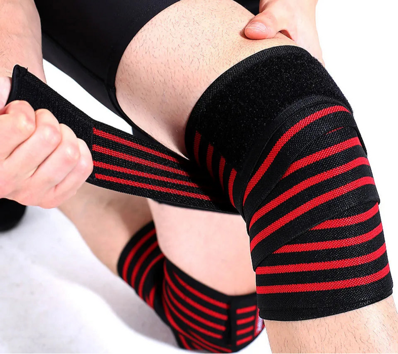 Sports Knee Wraps For Gym Workouts Ideal For Men & Women Squat Knee Straps For Weightlifting & Powerlifting