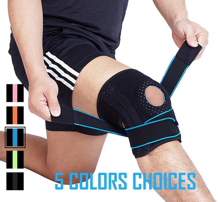 Quick Dry Knee Support With 4 Springs Sports Kneepad Brace