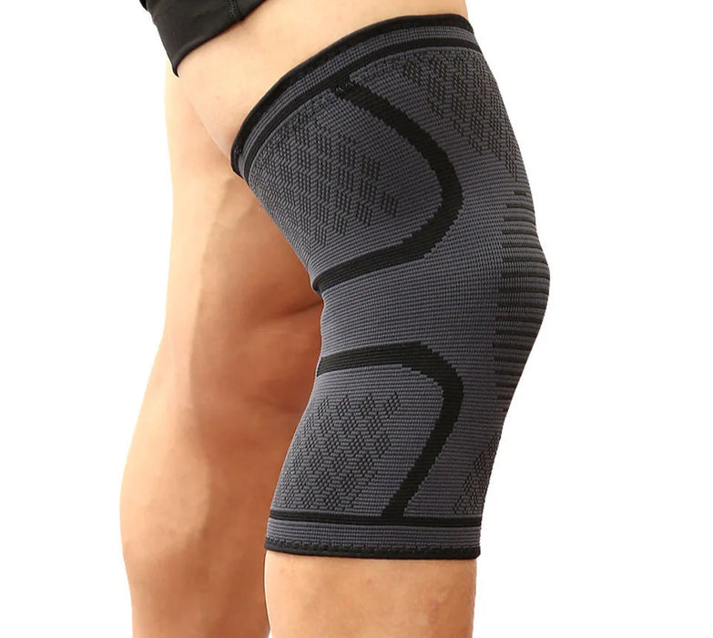 Sport Compression Knee Sleeve For Running & Cycling Elastic Nylon Brace For Basketball