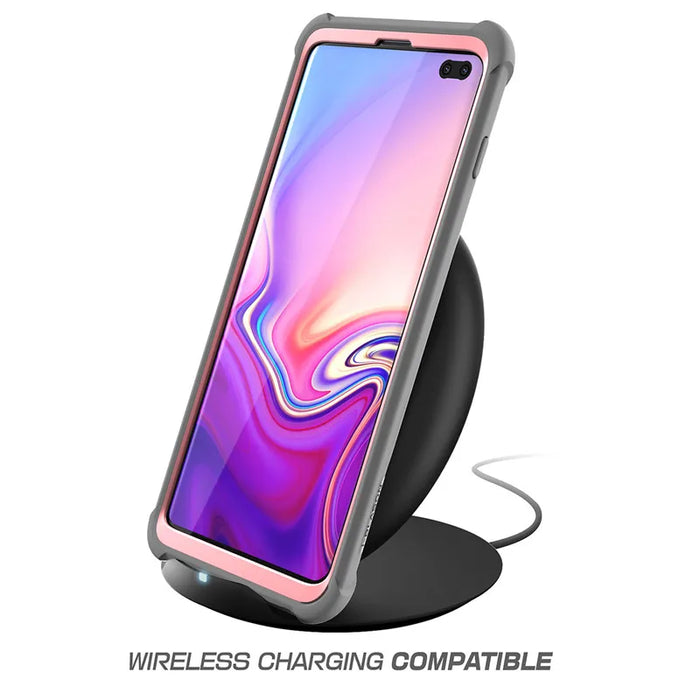 For Samsung Galaxy S10 Plus 6.4 Inch Ares Full-Body Rugged Clear Bumper Case Without Built-In Screen Protector