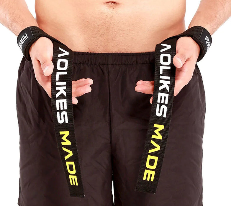Pair of Non Slip Wrist Straps For Weightlifting