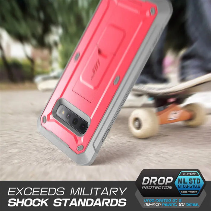 For Samsung Galaxy S10 Plus 6.4 Inch Rugged Holster Case