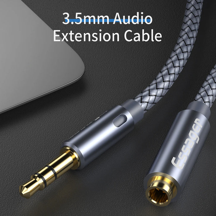 Headphone Extension Cable Jack 3.5Mm Audio Aux Cable 3.5 Mm Female Splitter Speaker Extender Cord For Earphone Adapter