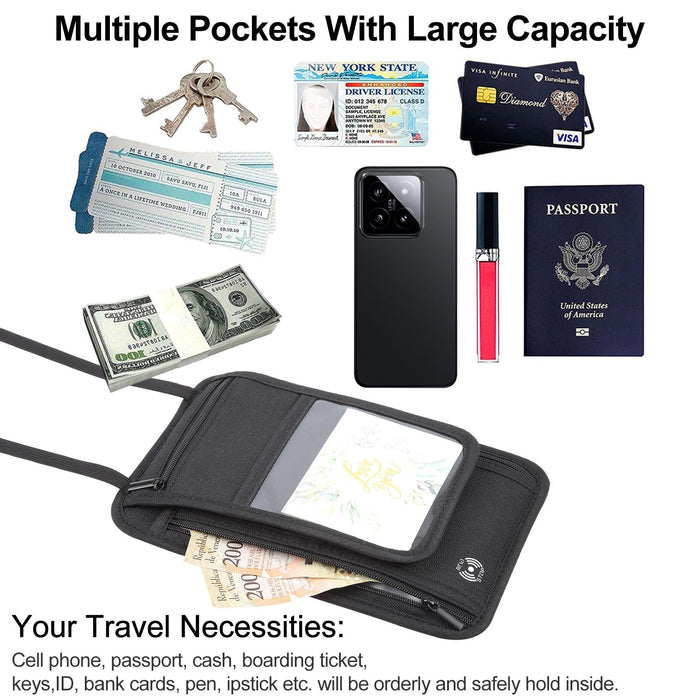 Travel Document Organizer With Card Slots