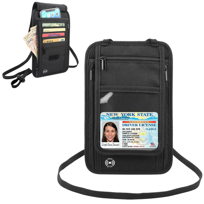 Travel Document Organizer With Card Slots