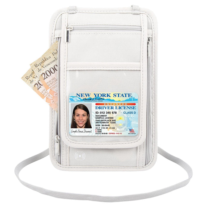 Travel Document Organizer With Card Slots