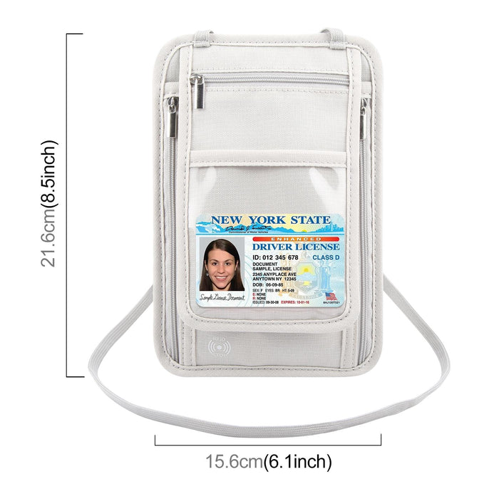 Travel Document Organizer With Card Slots