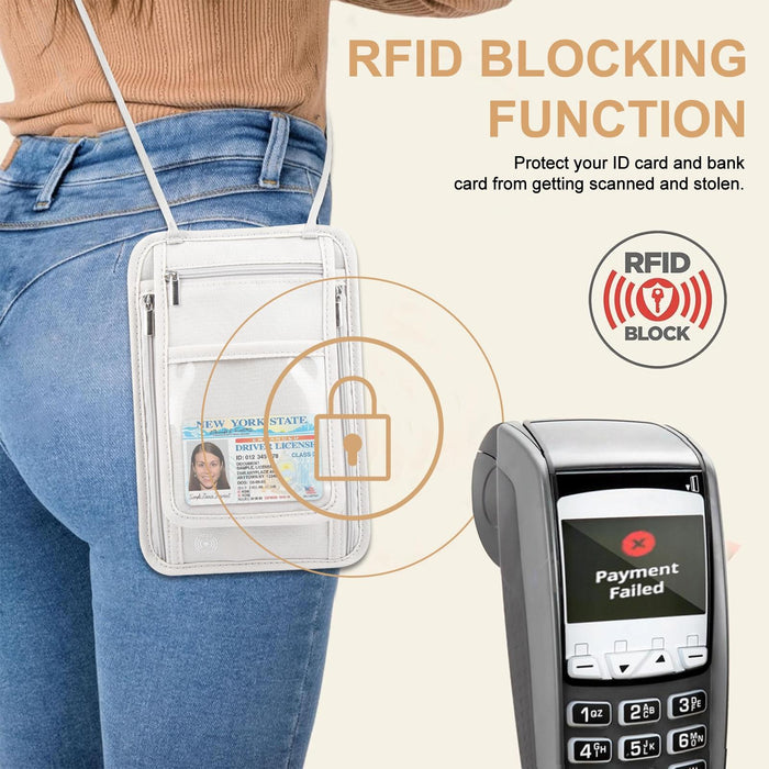 Travel Document Organizer With Card Slots