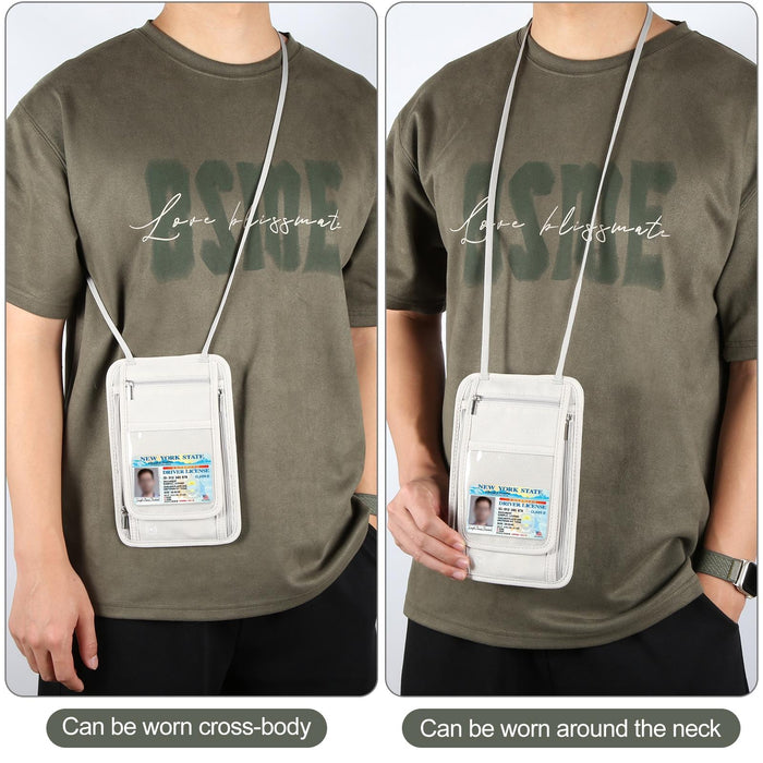 Travel Document Organizer With Card Slots