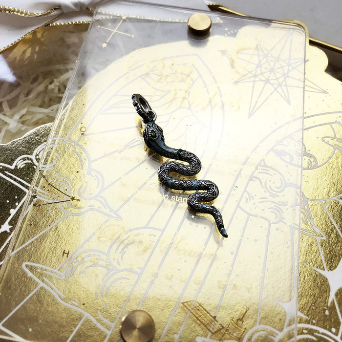 925 Sterling Silver Bohemian Snake Pendant Myth Of The Jungle Gift For Women