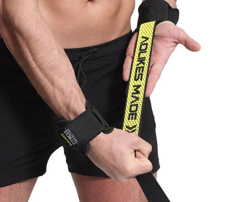 Pair of Non Slip Wrist Straps For Weightlifting