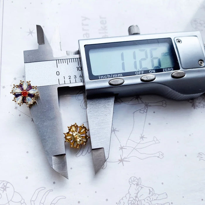 925 Sterling Silver Floral Stud Earrings With Colourful Stones