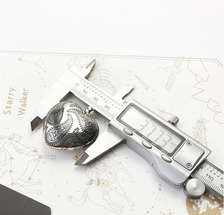 925 Sterling Silver Romantic Large Heart Locket Pendant 2021 Spring Collection Fine Jewelry For Women