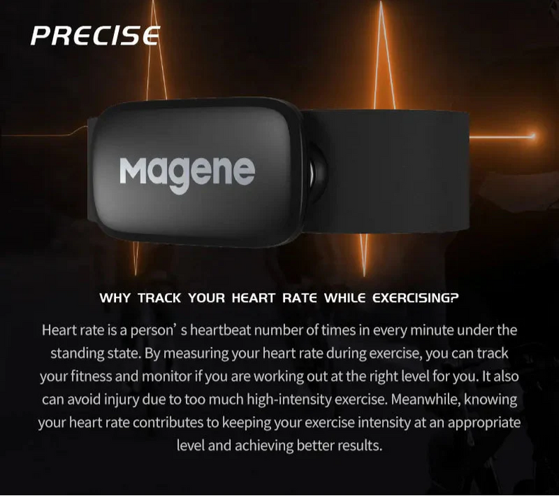 Dual Mode Heart Rate Sensor With Chest Strap For Cycling