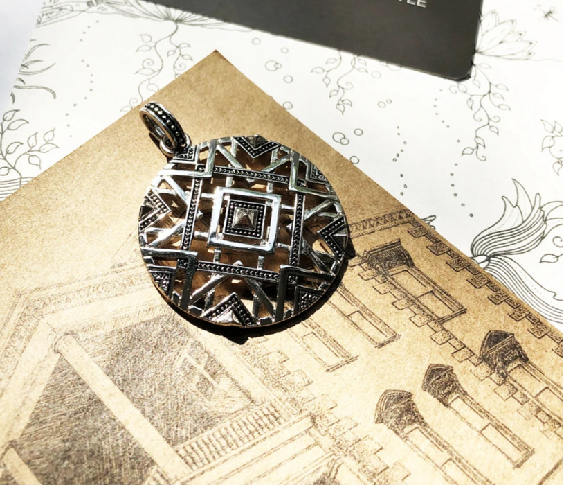 925 Sterling Silver Africa Pendant Glam Jewelry For Men & Women