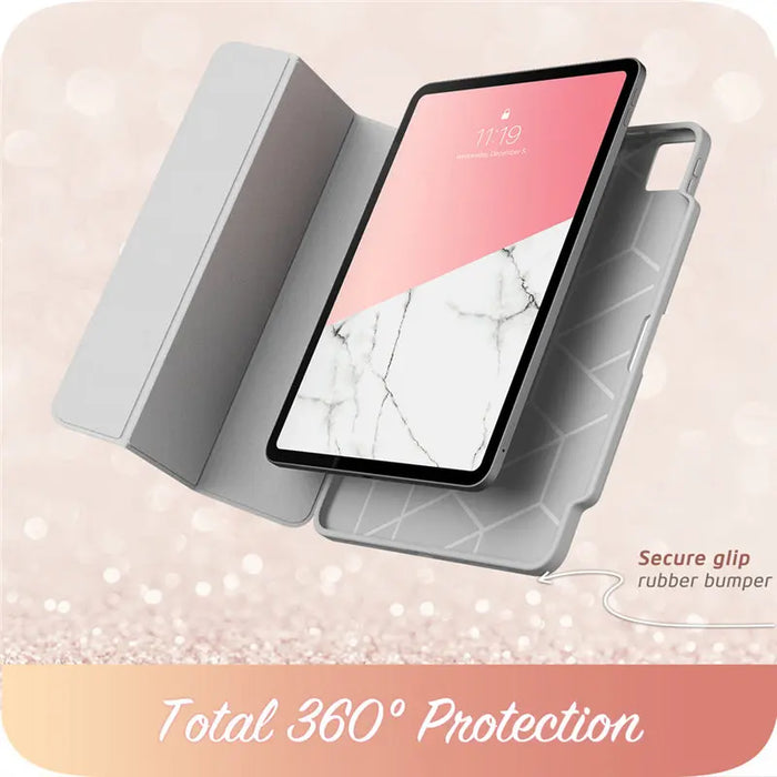 For Ipad Pro 12.9 2022 / 2021 / 2020 / 2018 Cosmo Full-Body Trifold Stand Protective Smart Case With Auto Sleep