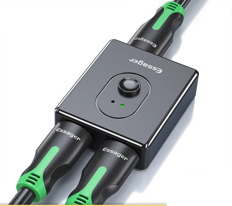 Hdmi-Compatible Splitter Switch 4K 2.0 Hdmi-Compatible Switcher 1X2 / 2X1 Adapter 2 In 1 Out Converter For Ps4 Hd Tv Box