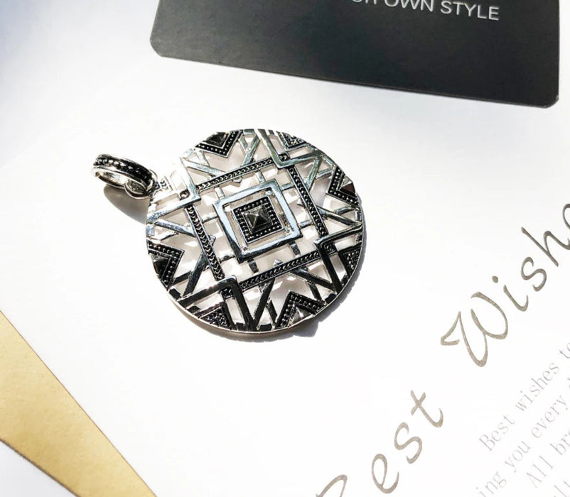 925 Sterling Silver Africa Pendant Glam Jewelry For Men & Women