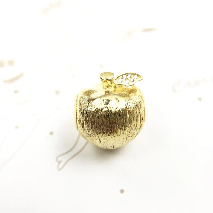 925 Sterling Silver Gold Bead Charm For Women European Jewelry Accessory