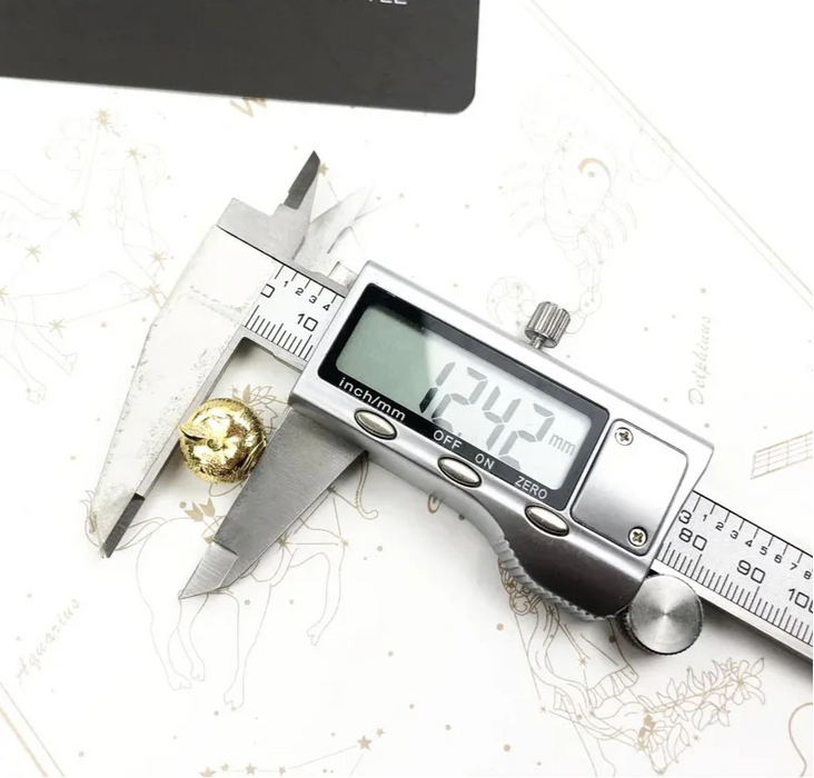 925 Sterling Silver Gold Bead Charm For Women European Jewelry Accessory