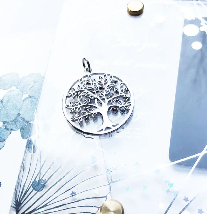 925 Sterling Silver Romantic Tree Pendant Nature Gift For Women