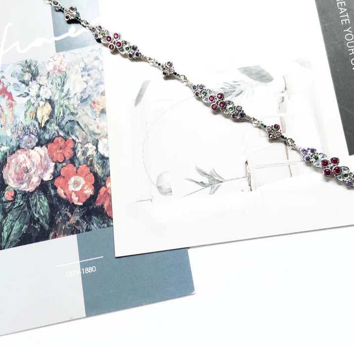 925 Sterling Silver Royal Victorian Bracelet Chain With Ornate Design For Women