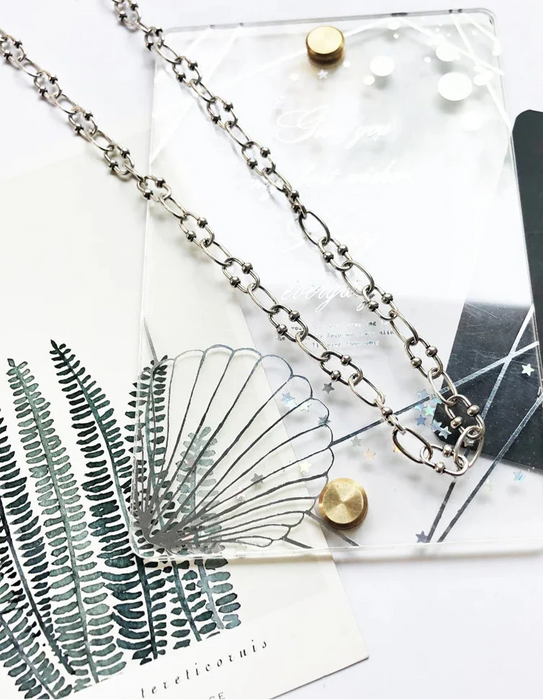 925 Sterling Silver Rebel Look Charm Necklace Fashion Jewelry For Women & Men