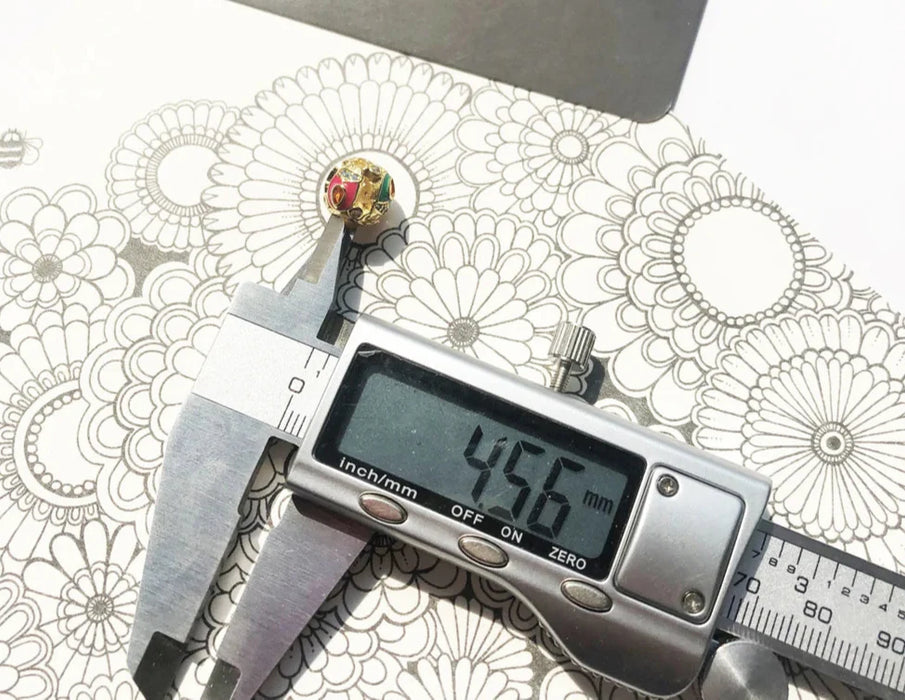 925 Sterling Silver Colourful Lucky Bug Charm Bead Jewelry