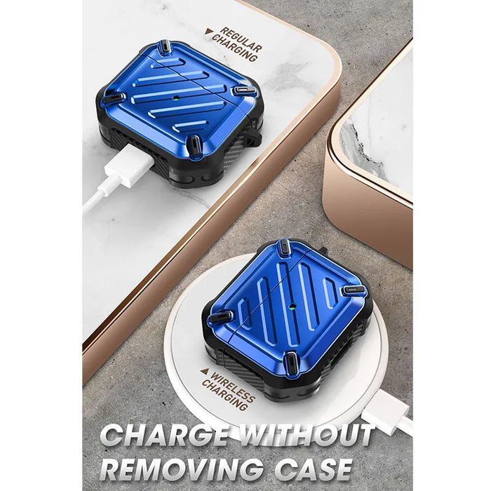 For Airpods 3 3Rd Generation 2021 Ub Pro Full-Body Rugged Protective Case With Carabiner