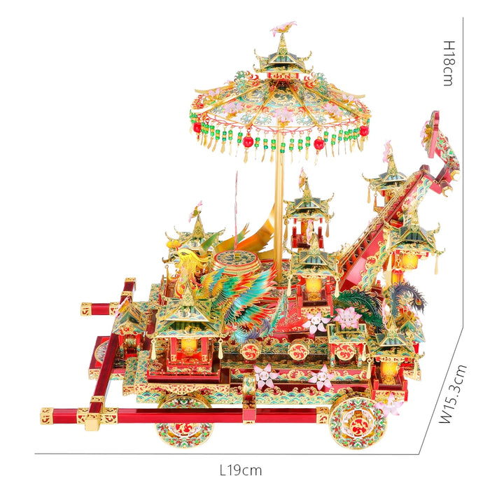 Diy 3D Metal Phoenix Vehicle Puzzle Kit For Adults